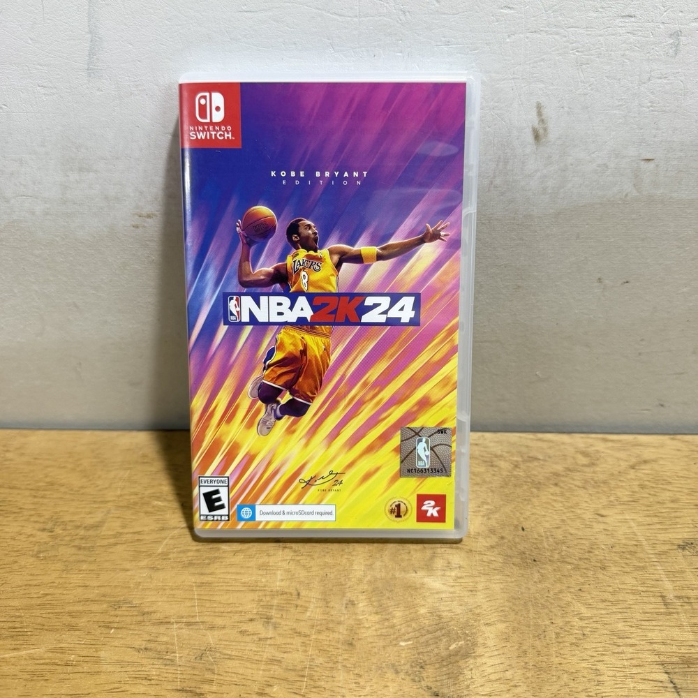 NBA 2K24 Kobe Bryant Edition Nintendo Switch Game w/Case Tested